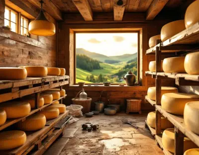 Swiss cheese and chocolate tasting in an Alpine setting